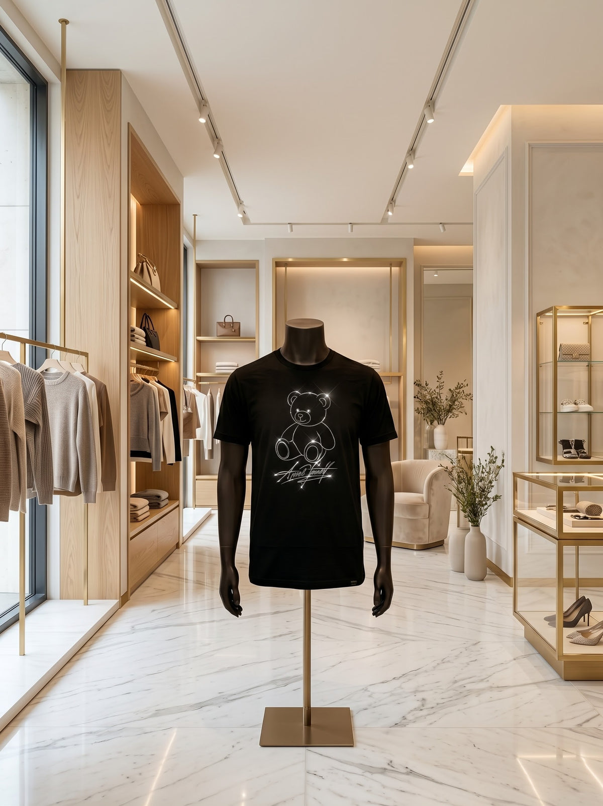 AETHEL LAURENT “Bear Motif” Heavyweight Tee