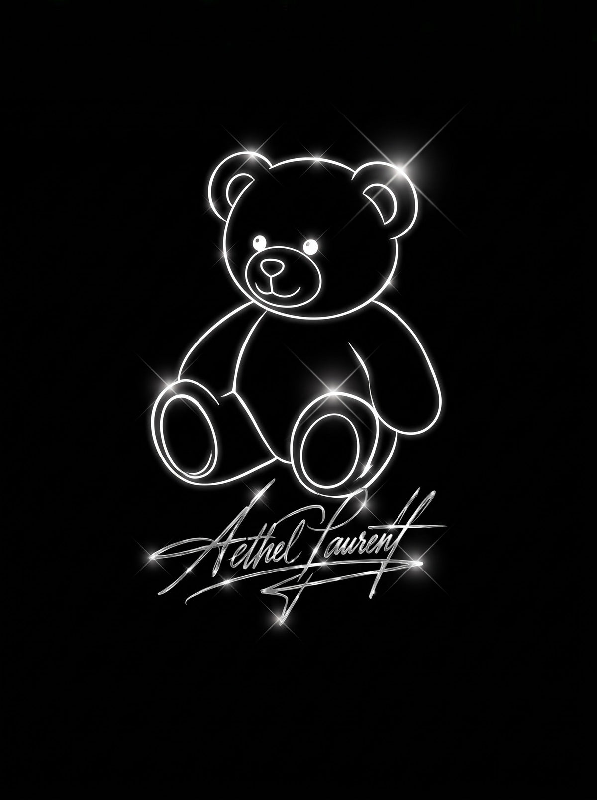 AETHEL LAURENT “Bear Motif” Heavyweight Tee