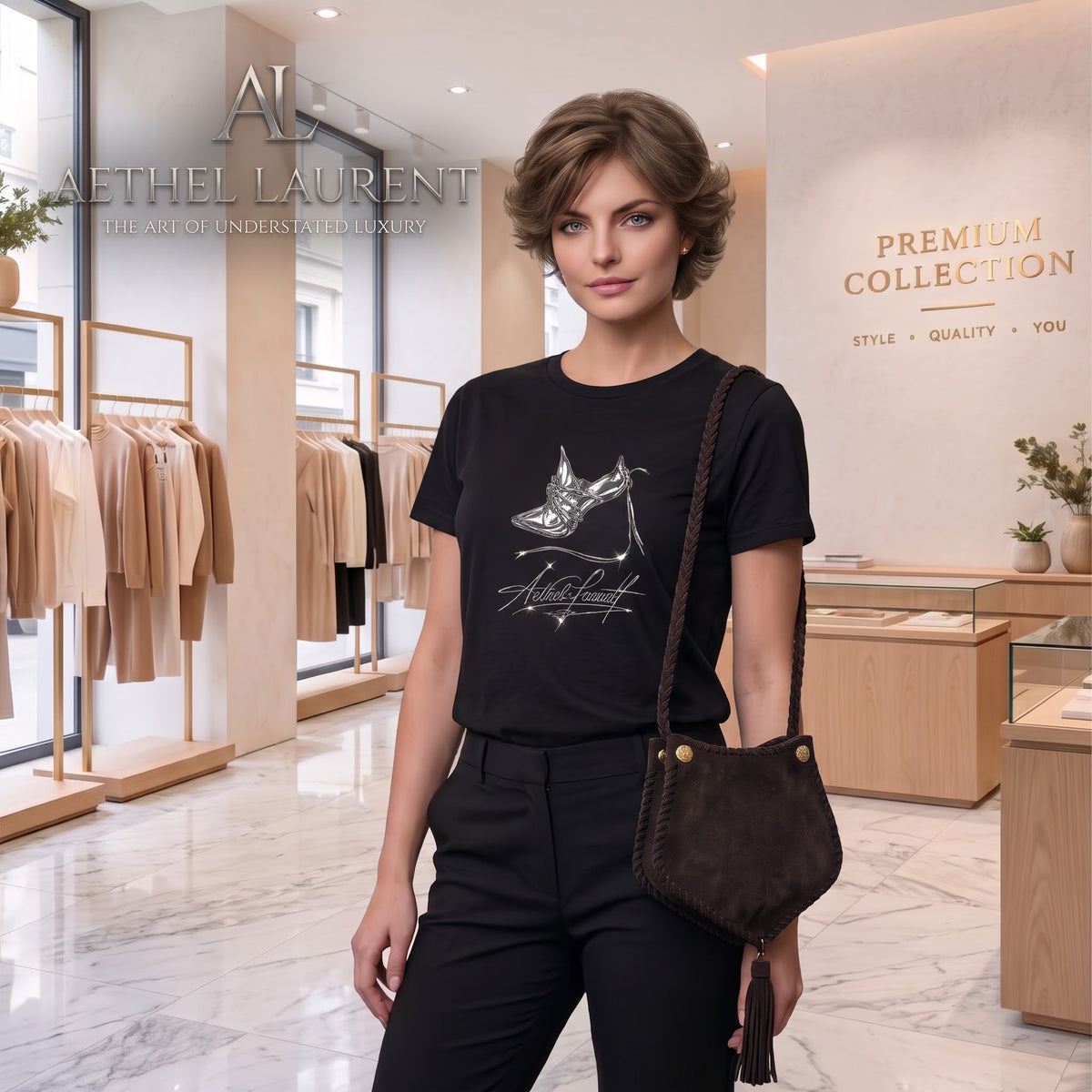 AETHEL LAURENT “Stiletto” Heavyweight Tee